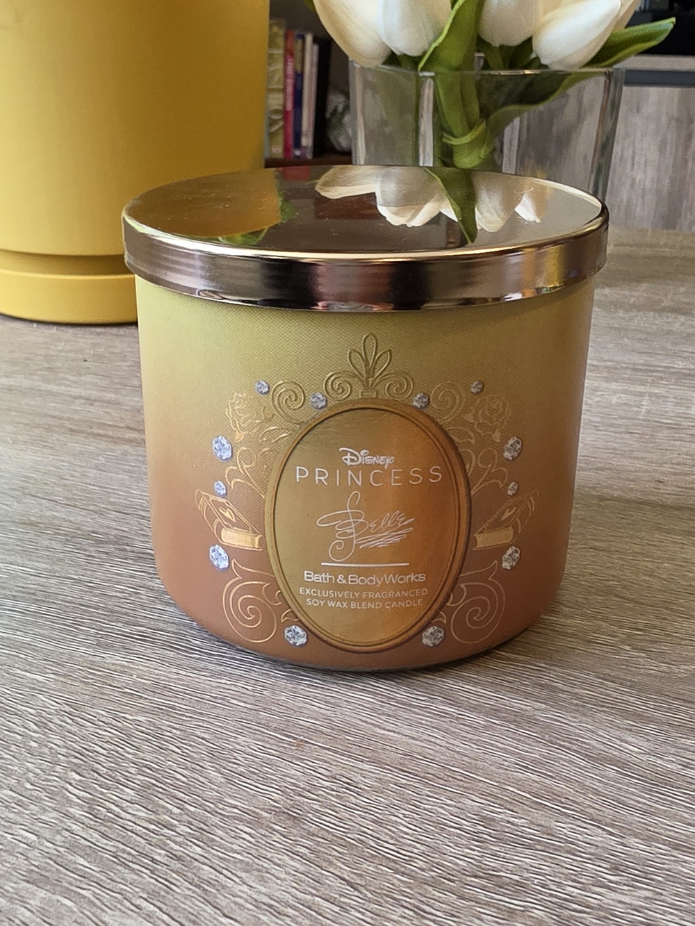 Bath & Body Works Disney Belle 3 Wick Candle